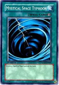 Mystical Space Typhoon SD10-EN024 Unlimited Yu-Gi-Oh card from Structure Deck: Machine Re-Volt