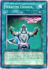 Weapon Change SD10-EN028 Yu-Gi-Oh card from Structure Deck: Machine Re-Volt