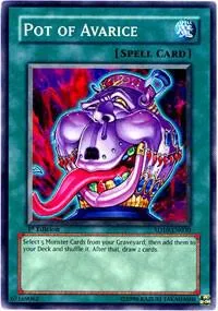 Pot of Avarice SD10-EN030 1st Edition Yu-Gi-Oh card from Structure Deck: Machine Re-Volt