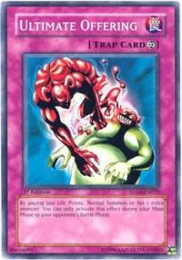 Ultimate Offering SD10-EN032 Unlimited Yu-Gi-Oh card from Structure Deck: Machine Re-Volt