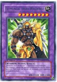 Elemental Hero Wildedge DP03-EN010 Yu-Gi-Oh card from Duelist Pack 3: Jaden Yuki 2
