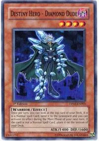 Destiny Hero - Diamond Dude DP05-EN003 Yu-Gi-Oh card from Duelist Pack 5: Aster Phoenix