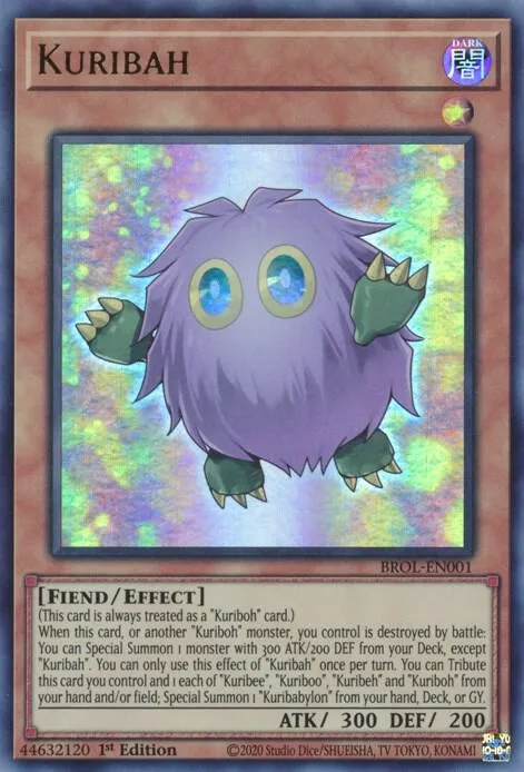 Kuribah BROL-EN001 Yu-Gi-Oh card from Brothers of Legend