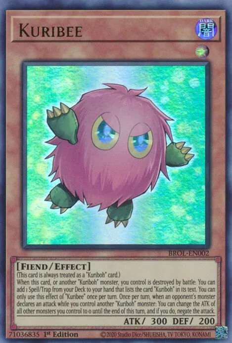 Kuribee BROL-EN002 Yu-Gi-Oh card from Brothers of Legend
