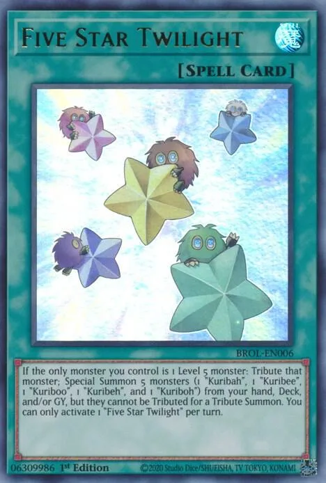 Five Star Twilight BROL-EN006 Yu-Gi-Oh card from Brothers of Legend
