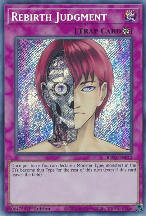 Rebirth Judgment BROL-EN012 Yu-Gi-Oh card from Brothers of Legend