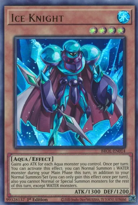 Ice Knight BROL-EN014 Yu-Gi-Oh card from Brothers of Legend