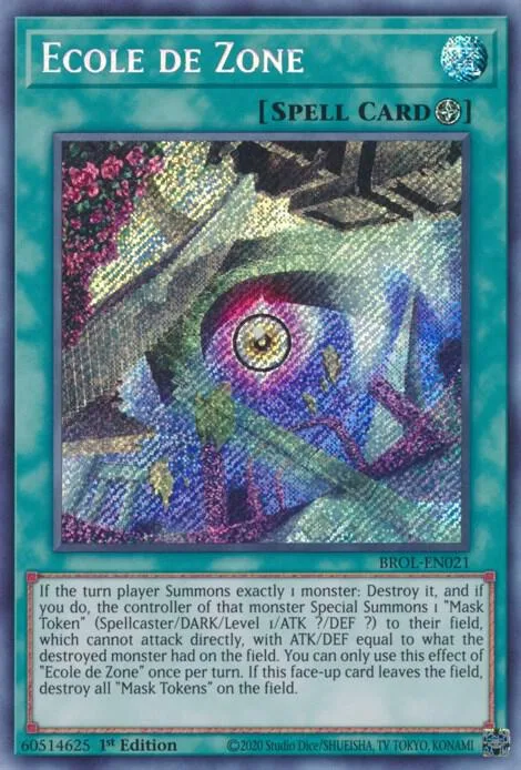 Ecole de Zone BROL-EN021 Yu-Gi-Oh card from Brothers of Legend