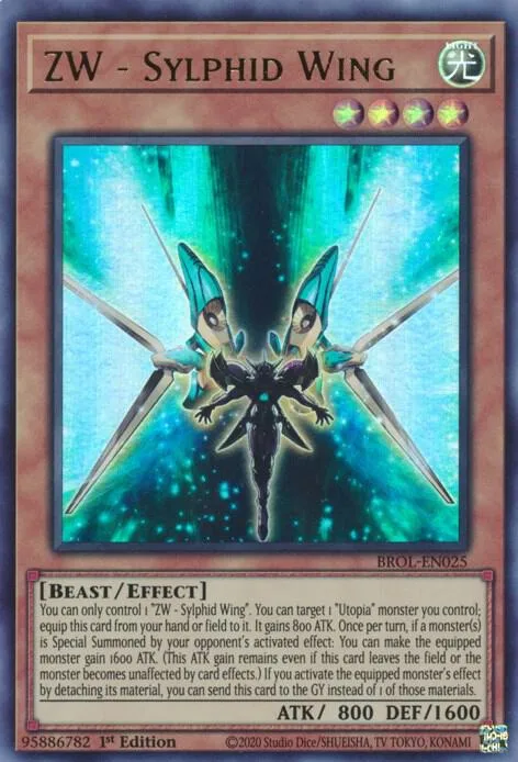 ZW - Sylphid Wing BROL-EN025 Yu-Gi-Oh card from Brothers of Legend