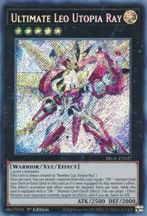 Ultimate Leo Utopia Ray BROL-EN027 Yu-Gi-Oh card from Brothers of Legend