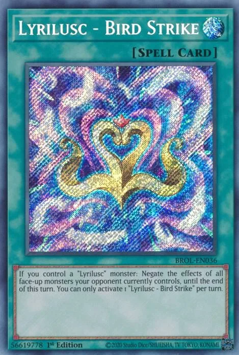 Lyrilusc - Bird Strike BROL-EN036 Yu-Gi-Oh card from Brothers of Legend