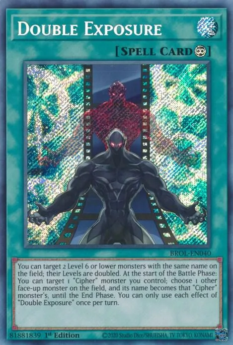 Double Exposure BROL-EN040 Yu-Gi-Oh card from Brothers of Legend