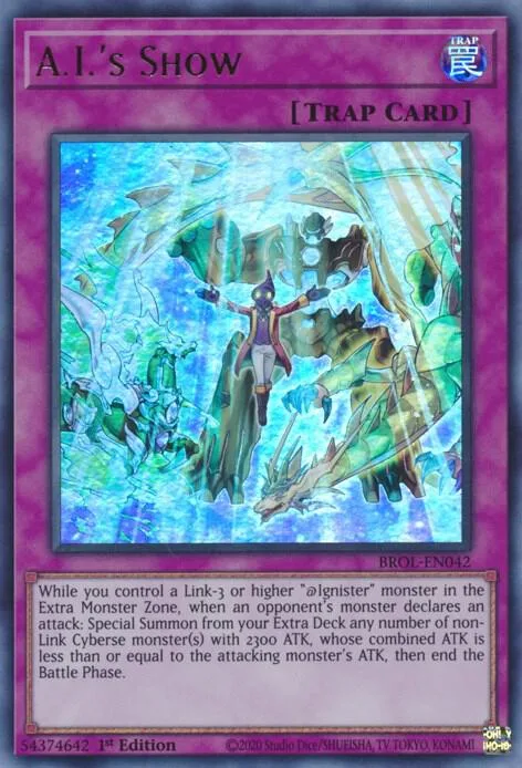 A.I.'s Show BROL-EN042 Yu-Gi-Oh card from Brothers of Legend