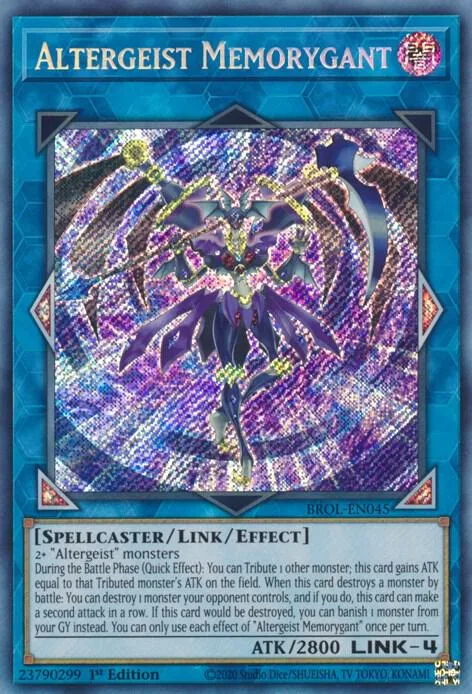 Altergeist Memorygant BROL-EN045 Yu-Gi-Oh card from Brothers of Legend