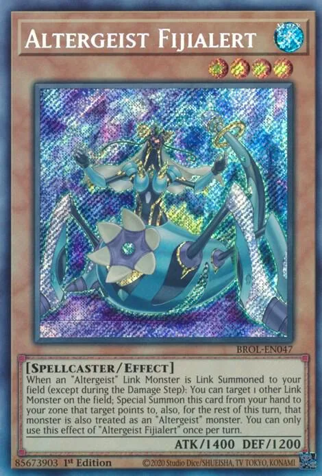 Altergeist Fijialert BROL-EN047 Yu-Gi-Oh card from Brothers of Legend