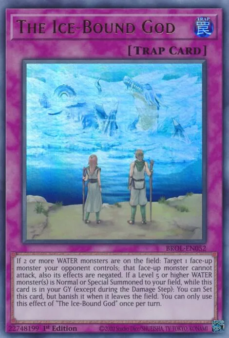 The Ice-Bound God BROL-EN052 Yu-Gi-Oh card from Brothers of Legend