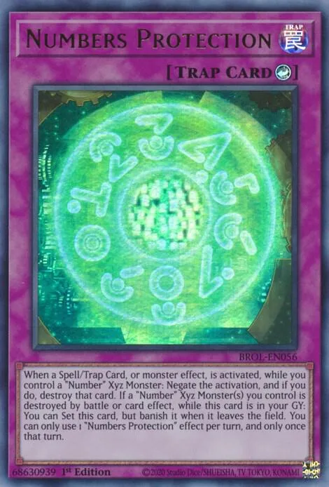 Numbers Protection BROL-EN056 Yu-Gi-Oh card from Brothers of Legend