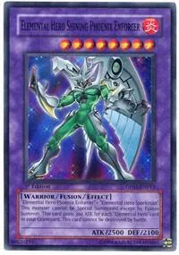 Elemental Hero Shining Phoenix Enforcer DP05-EN013 Unlimited Yu-Gi-Oh card from Duelist Pack 5: Aster Phoenix