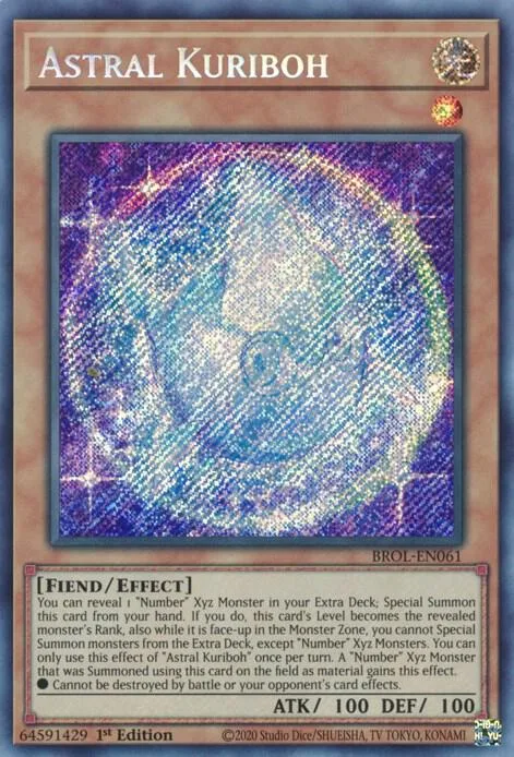 Astral Kuriboh BROL-EN061 Yu-Gi-Oh card from Brothers of Legend