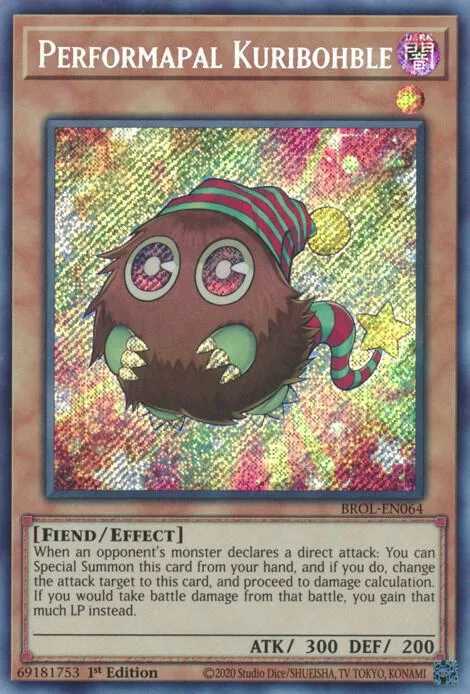 Performapal Kuribohble BROL-EN064 Yu-Gi-Oh card from Brothers of Legend
