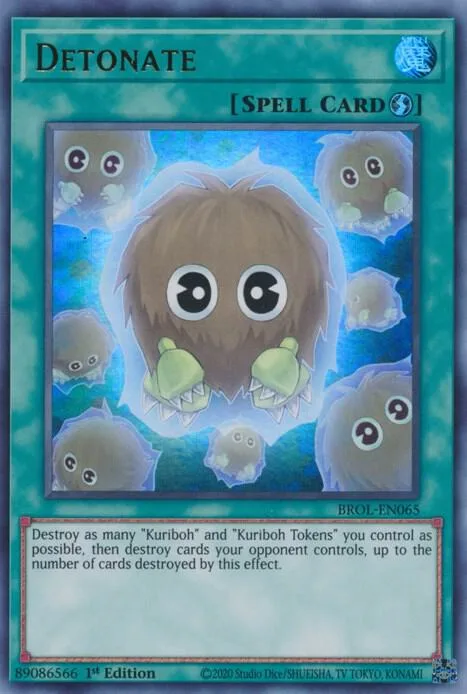 Detonate BROL-EN065 Yu-Gi-Oh card from Brothers of Legend