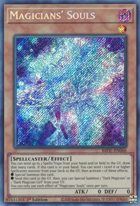 Magicians' Souls BROL-EN066 Yu-Gi-Oh card from Brothers of Legend