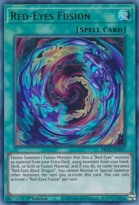 Red-Eyes Fusion BROL-EN067 Yu-Gi-Oh card from Brothers of Legend
