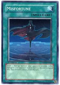 Misfortune DP05-EN014 Yu-Gi-Oh card from Duelist Pack 5: Aster Phoenix
