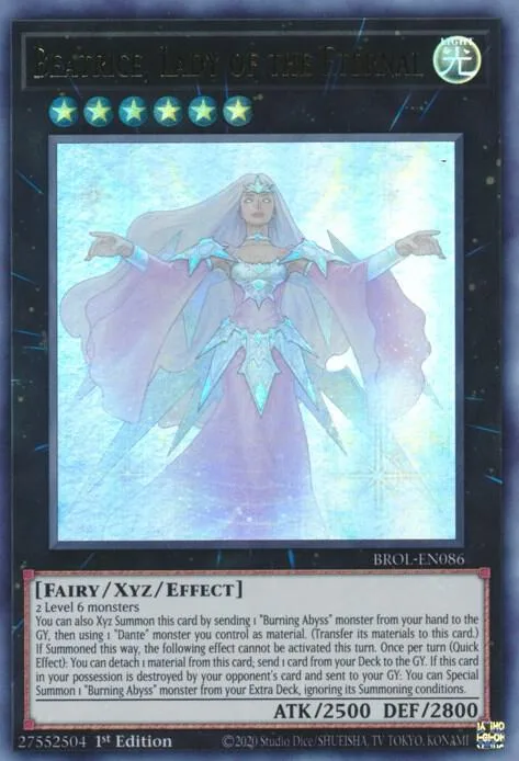 Beatrice, Lady of the Eternal BROL-EN086 Yu-Gi-Oh card from Brothers of Legend