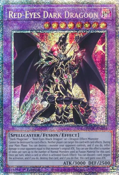 Red-Eyes Dark Dragoon BROL-EN094 Yu-Gi-Oh card from Brothers of Legend