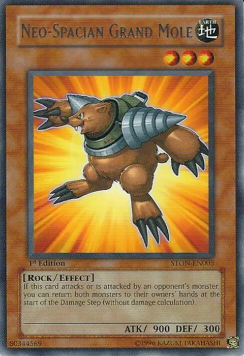 Neo-Spacian Grand Mole STON-EN005 Yu-Gi-Oh card from Strike of Neos