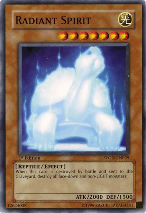 Radiant Spirit STON-EN029 Unlimited Yu-Gi-Oh card from Strike of Neos