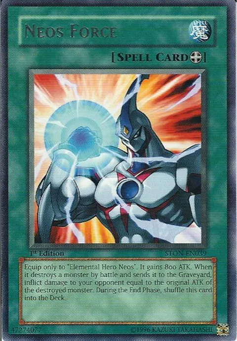 Neos Force STON-EN039 Yu-Gi-Oh card from Strike of Neos