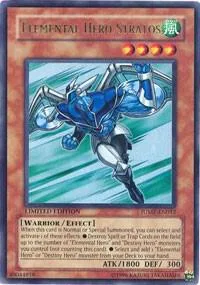 Elemental Hero Stratos JUMP-EN012 Yu-Gi-Oh card from Shonen Jump Magazine Promos
