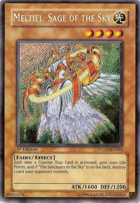 Meltiel, Sage of the Sky STON-EN062 Yu-Gi-Oh card from Strike of Neos