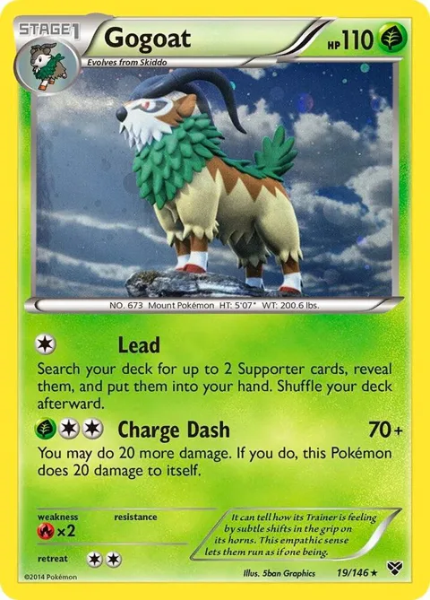 Gogoat - 19/146 Cosmos Holo #019/146 Holofoil Pokémon card from Blister Exclusives