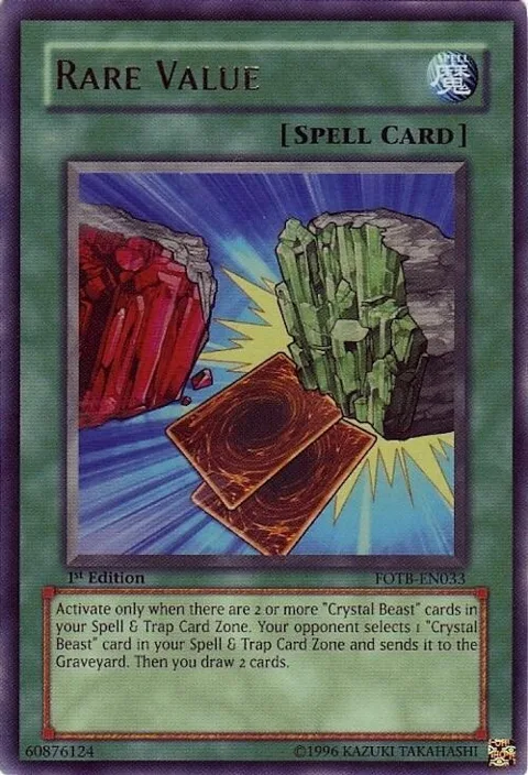 Rare Value FOTB-EN033 1st Edition Yu-Gi-Oh card from Force of the Breaker