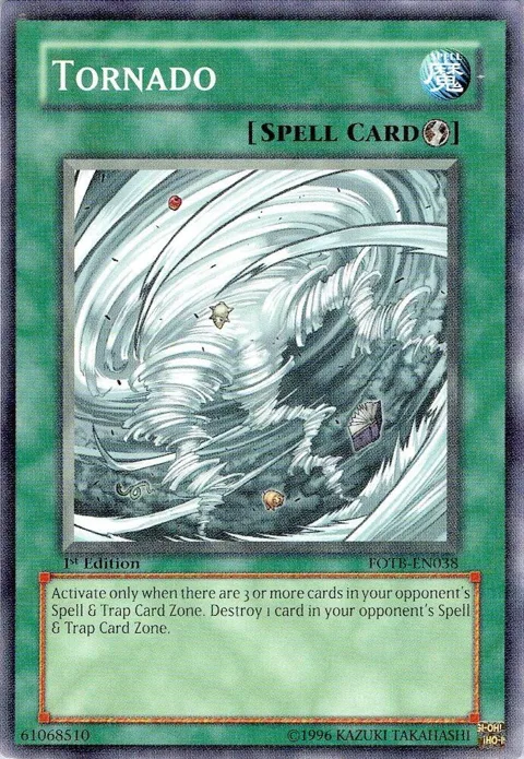 Tornado FOTB-EN038 1st Edition Yu-Gi-Oh card from Force of the Breaker