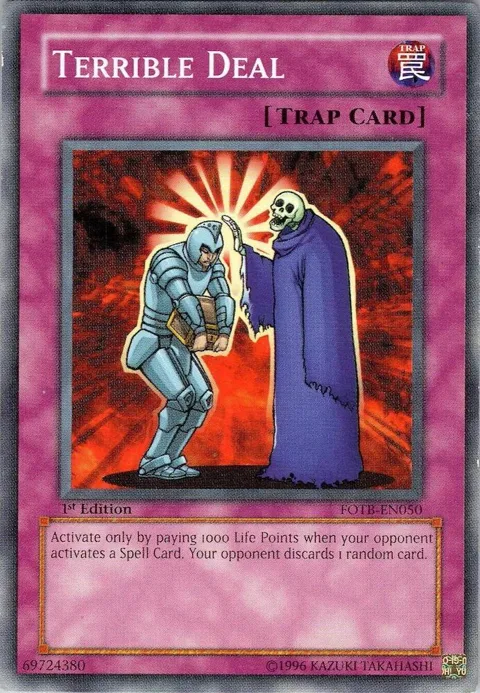 Terrible Deal FOTB-EN050 Unlimited Yu-Gi-Oh card from Force of the Breaker