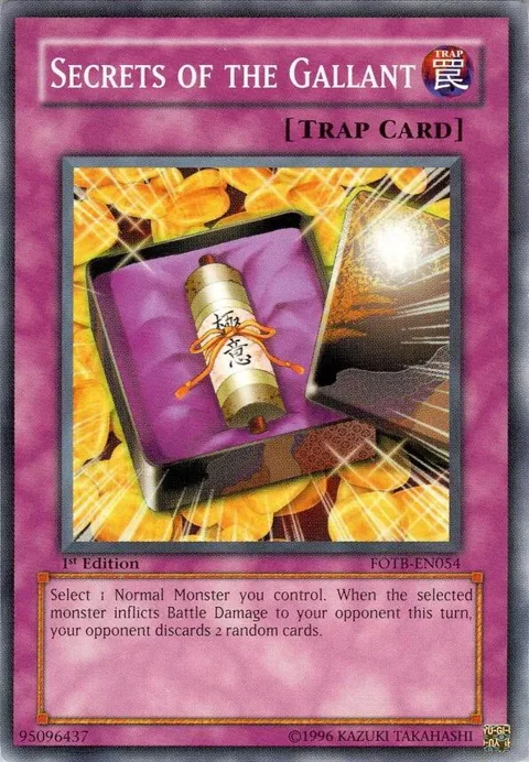 Secrets of the Gallant FOTB-EN054 1st Edition Yu-Gi-Oh card from Force of the Breaker