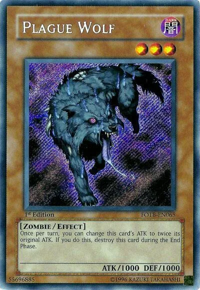 Plague Wolf FOTB-EN065 Unlimited Yu-Gi-Oh card from Force of the Breaker