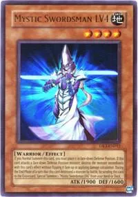 Mystic Swordsman LV4 DR3-EN012 Yu-Gi-Oh card from Dark Revelation Volume 3