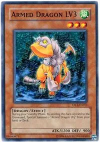 Armed Dragon LV3 DR3-EN013 Yu-Gi-Oh card from Dark Revelation Volume 3