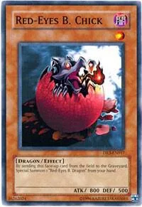 Red-Eyes B. Chick DR3-EN017 Yu-Gi-Oh card from Dark Revelation Volume 3