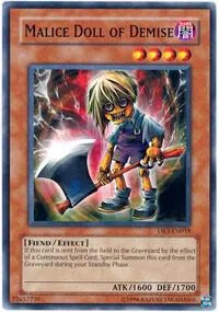 Malice Doll of Demise DR3-EN018 Yu-Gi-Oh card from Dark Revelation Volume 3