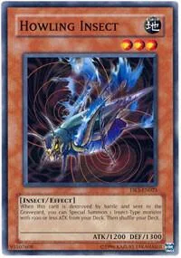 Howling Insect DR3-EN025 Yu-Gi-Oh card from Dark Revelation Volume 3