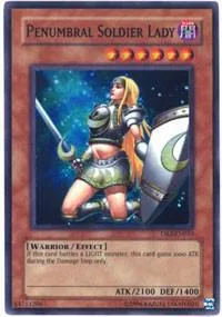 Penumbral Soldier Lady DR3-EN033 Yu-Gi-Oh card from Dark Revelation Volume 3