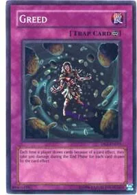 Greed DR3-EN055 Yu-Gi-Oh card from Dark Revelation Volume 3