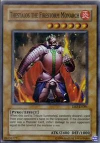 Thestalos the Firestorm Monarch DR3-EN081 Yu-Gi-Oh card from Dark Revelation Volume 3