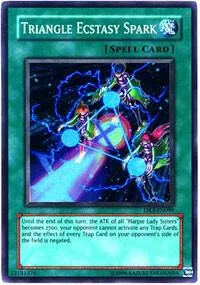 Triangle Ecstasy Spark DR3-EN099 Yu-Gi-Oh card from Dark Revelation Volume 3